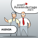 Agenda der acceptIT Anwendertagen 2025