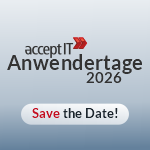 acceptIT Anwendertage 2026 - Save the Date!