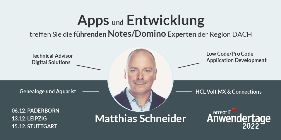 acceptIT Anwendertage: Matthias Schneider (HCL)