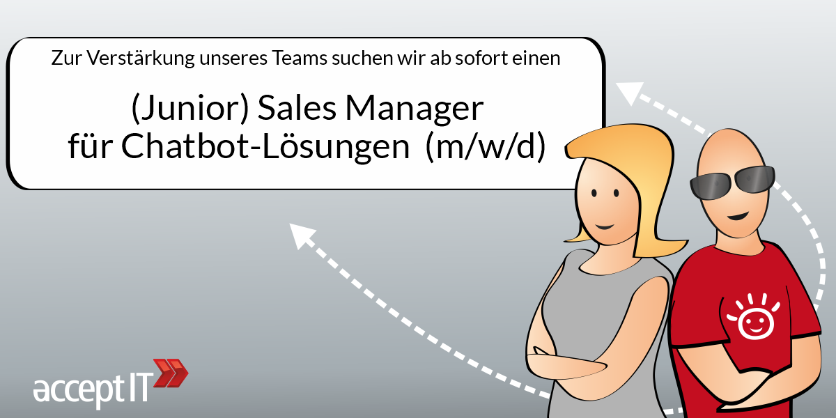 Stellenangebot Junior Sales Manager für Chatbots (mwd)