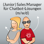 Stellenangebot Junior Sales Manager für Chatbots (mwd)