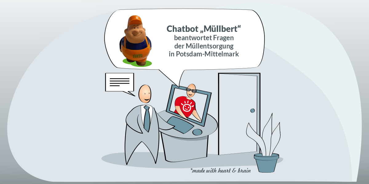 Chatbot „Müllbert“ für Fragen der Müllentsorgung in Potsdam-Mittelmark